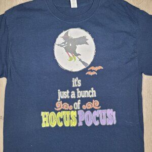 Hocus Pocus halloween fall t-Shirt it's Just A Bunch Of Hocus Pocus Quote witch